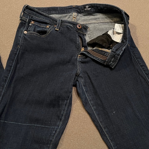 Adriano Goldschmied Dark Blue Full Length Stretch Skinny Jeans - Picture 10 of 11